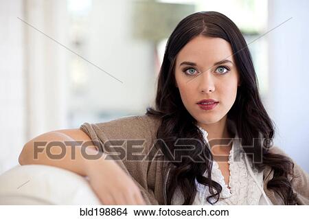 Picture - Portrait of glamorous woman. Fotosearch