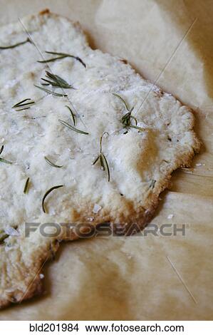 Picture - Rosemary flat bread. Fotosearch