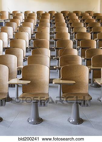 Rows of desks in classroom View Large Photo Image Stock Image - Rows of desks in classroom. Fotosearch