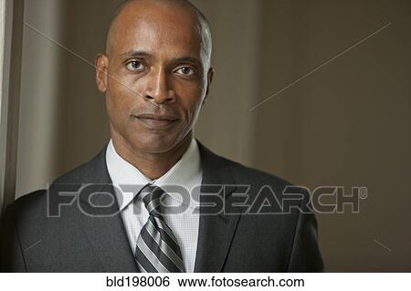 Stock Photograph - Serious African American businessman. Fotosearch