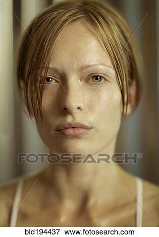 Serious blonde woman View Large Photo Image Stock Photo - Serious blonde woman. Fotosearch