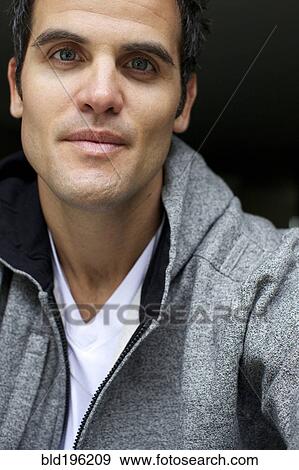 Stock Photo - Serious Caucasian man. Fotosearch