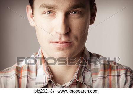 Serious Caucasian man View Large Photo Image Stock Photo - Serious Caucasian man. Fotosearch