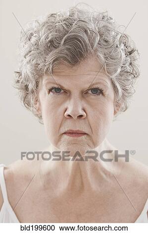 Serious Caucasian woman View Large Photo Image Stock Image - Serious Caucasian woman. Fotosearch