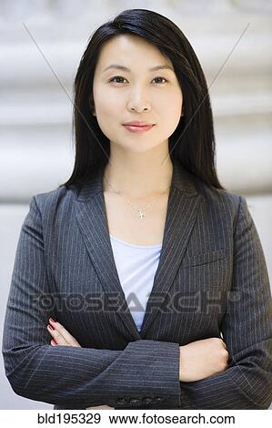 Serious Chinese businesswoman View Large Photo Image Stock Photo - Serious Chinese businesswoman. Fotosearch