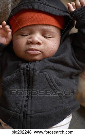 Sleeping African American baby View Large Photo Image Stock Photo - Sleeping African American baby. Fotosearch