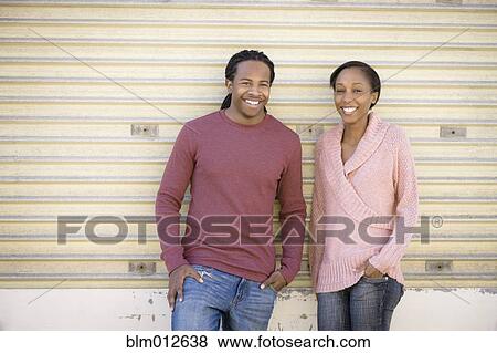 Smiling Black couple View Large Photo Image Stock Photo - Smiling Black couple. Fotosearch
