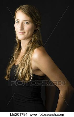 Picture - Smiling Caucasian woman. Fotosearch