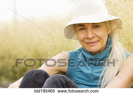Stock Photography - Smiling Caucasian woman. Fotosearch