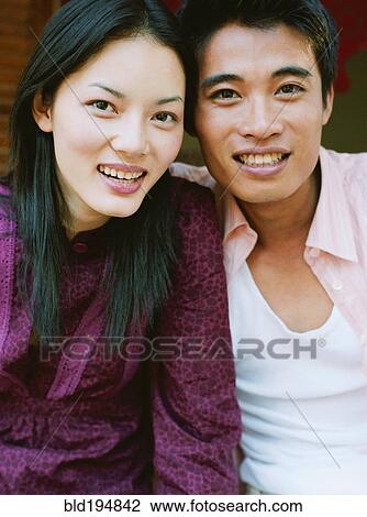 Stock Image - Smiling couple. Fotosearch