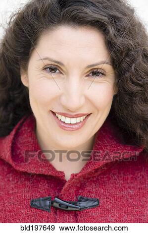 Stock Photo - Smiling Hispanic woman. Fotosearch