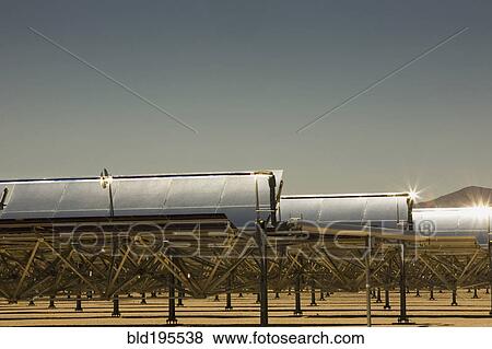 Solar panels in desert View Large Photo Image Stock Photo - Solar panels in desert. Fotosearch