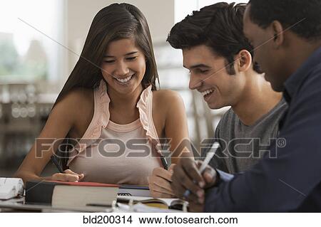 Students studying together View Large Photo Image Picture - Students studying together. Fotosearch