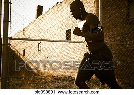 African American man jogging View Large Photo Image Stock Image - African American man jogging. Fotosearch