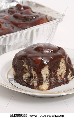 Stock Photography - Close up of cinnamon role. Fotosearch