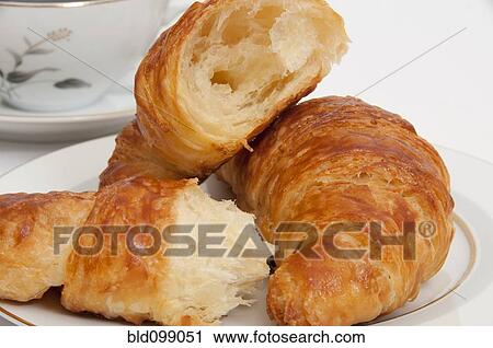 Close up of fresh croissants View Large Photo Image Stock Image - Close up of fresh croissants. Fotosearch