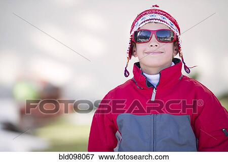 Hispanic boy in cold weather clothing View Large Photo Image Stock Photo - Hispanic boy in cold weather clothing. Fotosearch