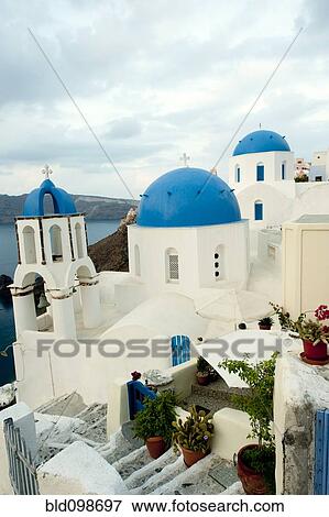Orthodox Greek church in village View Large Photo Image Stock Photo - Orthodox Greek church in village. Fotosearch