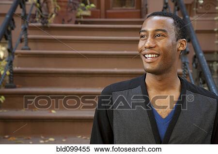 Stock Photography - Smiling Black man. Fotosearch