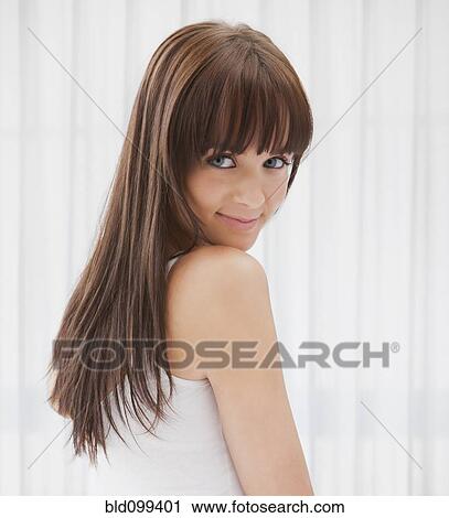 Smiling Caucasian woman View Large Photo Image Stock Image - Smiling Caucasian woman. Fotosearch