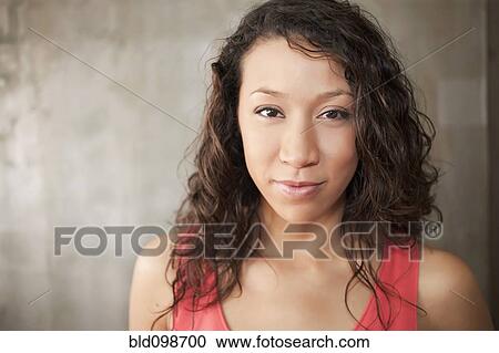 Stock Image - Smiling woman. Fotosearch