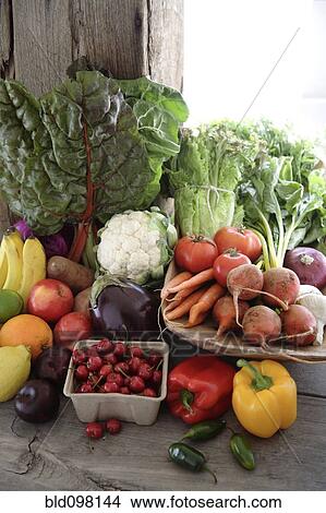 Picture - Variety of fresh vegetables. Fotosearch
