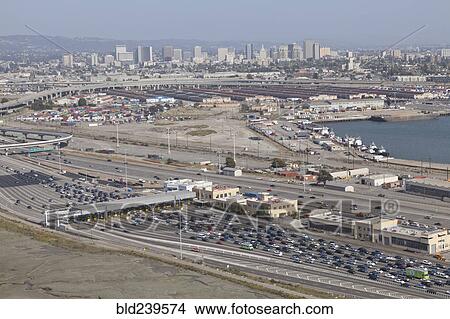 Aerial view of cars at toll plaza View Large Photo Image Picture - Aerial view of cars at toll plaza. Fotosearch