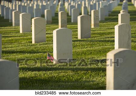 American flag at cemetery gravestone View Large Photo Image Stock Photography - American flag at cemetery gravestone. Fotosearch