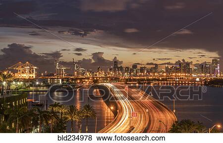 "Bridge over water in Miami, Florida, United States" View Large Photo Image Stock Photo - "Bridge over water in Miami, Florida, United States". Fotosearch