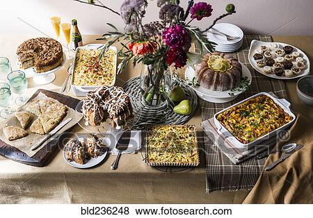 Brunch buffet table View Large Photo Image Stock Photo - Brunch buffet table. Fotosearch