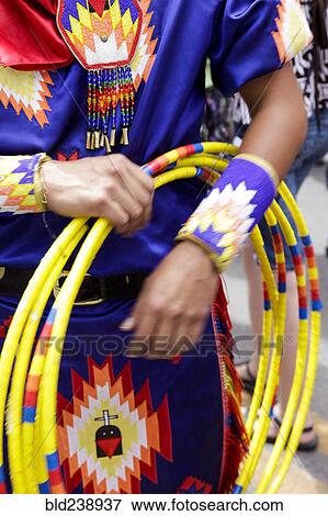 Ceremonial dancer holding hoops View Large Photo Image Stock Photo - Ceremonial dancer holding hoops. Fotosearch