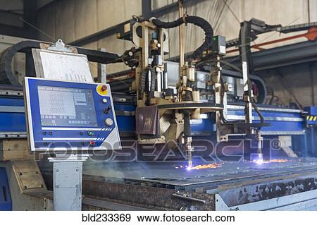 Control panel and machinery fabricating metal in factory View Large Photo Image Stock Photo - Control panel and machinery fabricating metal in factory. Fotosearch