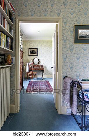 Stock Image - Doorway in bedroom. Fotosearch