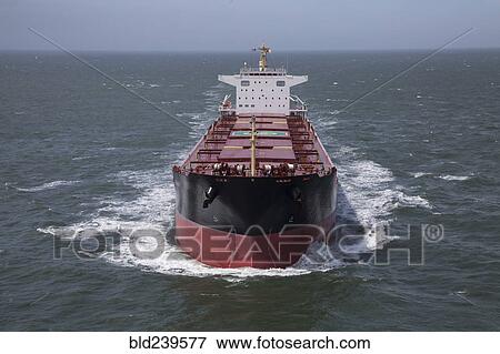 Freighter in ocean View Large Photo Image Stock Photo - Freighter in ocean. Fotosearch