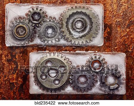 Gears frozen in ice View Large Photo Image Stock Image - Gears frozen in ice. Fotosearch
