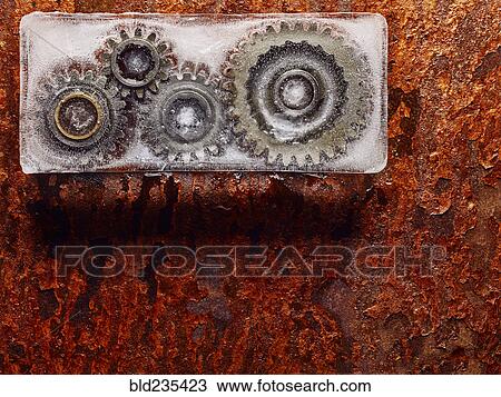 Gears frozen in ice View Large Photo Image Stock Image - Gears frozen in ice. Fotosearch