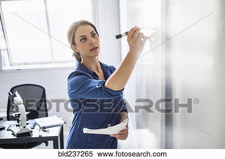 Hispanic professor writing on whiteboard View Large Photo Image Stock Photography - Hispanic professor writing on whiteboard. Fotosearch