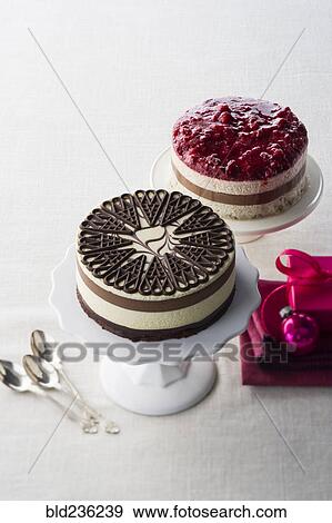 Holiday cakes View Large Photo Image Stock Photo - Holiday cakes. Fotosearch