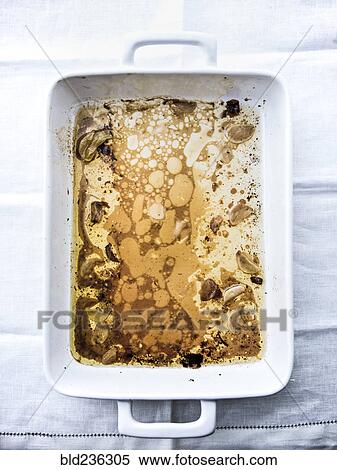 Juices in casserole tray View Large Photo Image Stock Photography - Juices in casserole tray. Fotosearch