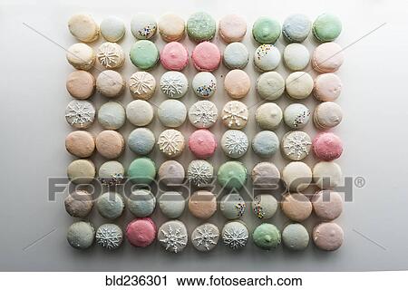 Macaroons forming square View Large Photo Image Stock Image - Macaroons forming square. Fotosearch