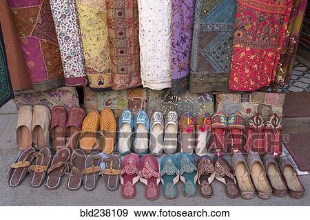 Multicolor sandals and fabric View Large Photo Image Stock Photo - Multicolor sandals and fabric. Fotosearch
