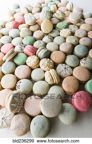 Stock Photo - Pile of macaroons. Fotosearch