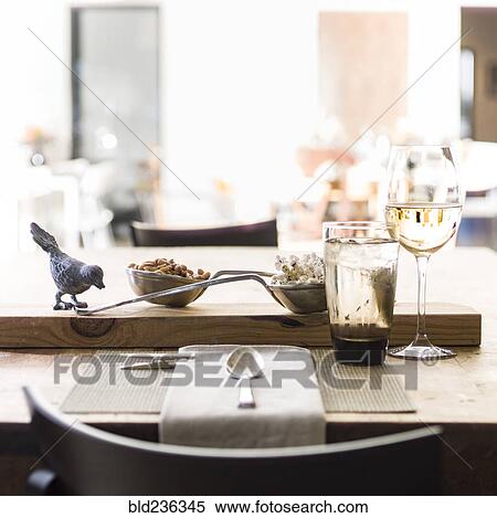 Stock Photography - Place setting for informal lunch. Fotosearch