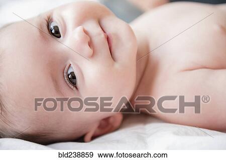 Portrait of Caucasian baby girl View Large Photo Image Stock Photo - Portrait of Caucasian baby girl. Fotosearch