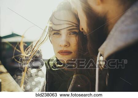 Portrait of Caucasian couple outdoors View Large Photo Image Stock Image - Portrait of Caucasian couple outdoors. Fotosearch