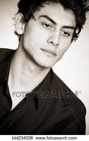 Portrait of Mixed Race man View Large Photo Image Stock Photograph - Portrait of Mixed Race man. Fotosearch
