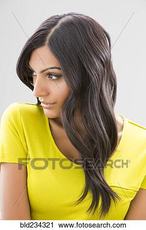 Portrait of serious Indian woman View Large Photo Image Stock Image - Portrait of serious Indian woman. Fotosearch