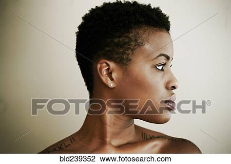 Profile of serious Black woman View Large Photo Image Stock Image - Profile of serious Black woman. Fotosearch