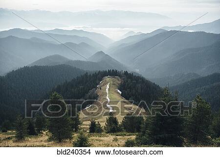 Ridge in mountain range View Large Photo Image Picture - Ridge in mountain range. Fotosearch
