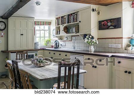 Rustic domestic kitchen View Large Photo Image Picture - Rustic domestic kitchen. Fotosearch